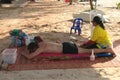 Masseuse at work Phuket Royalty Free Stock Photo