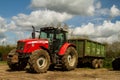 Massey Ferguson 5465 parked up Royalty Free Stock Photo