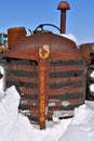 Massey Harris old tractor grill