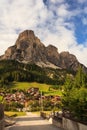 Massiccio Sassongher, Dolomites Royalty Free Stock Photo