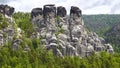 Massif Bastei, Germany Royalty Free Stock Photo