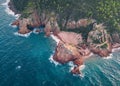 Massif de l\'Esterel -Theoule sur Mer -Pointe de l\'Aiguille. French Riviera on the CÃ´te d\'Azur Royalty Free Stock Photo