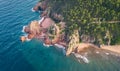 Massif de l\'Esterel -Theoule sur Mer -Pointe de l\'Aiguille. French Riviera on the CÃ´te d\'Azur Royalty Free Stock Photo