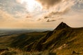 The Massif du Sancy, volcano in the heart of Auvergne, in the Puy-De-Dome, France Royalty Free Stock Photo