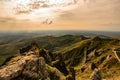 The Massif du Sancy, volcano in the heart of Auvergne, in the Puy-De-Dome, France Royalty Free Stock Photo