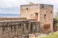 Massive Alhambra tower Royalty Free Stock Photo