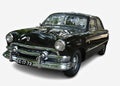 Historic American Ford Custom deluxe V8 from the 50\'s