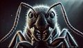 Massive Angry Ant Portrait with Dramatic Lighting and Fierce Expression Royalty Free Stock Photo