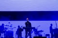 Massive Attack trip hop and electronic band perform in concert at FIB Festival