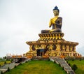 Massive bronze statue of Buddha in Sikkim, India