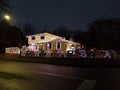 Massive Christmas Lights Decoration on a house