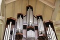 Massive Church organ instrument in National Ecumenical Centre in Abuja, Nigeria Royalty Free Stock Photo