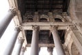 Massive columns and intricate design in Pantheon