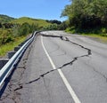 Massive Cracks in The Hunderlee Hills after Kaikoura Earthquake