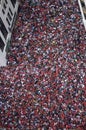 Massive Crowd of Chicago Blackhawks Fans Fill the Streets of Downtown Chicago for the Team's Stanley Cup Victory Parade in 2010