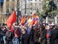 Massive demonstration. 19-F protests, Madrid. 15M