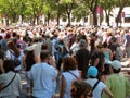 Massive demonstration. 19-J protests, Madrid. 15M