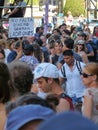 Massive demonstration. 19-J protests, Madrid. 15M