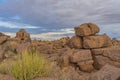 Massive Dolerite Rock Formations at Giant`s Playground near Keetmanshoop, Namibia