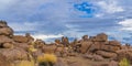 Massive Dolerite Rock Formations at Giant`s Playground near Keetmanshoop, Namibia