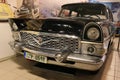 Massive front mask and grille of soviet limousine GAZ 13 Cajka