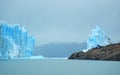 Massive Glacier Wall of Perito Moreno Glacier in the Lake Argentino, Los Glaciares National Park, Patagonia, Argentina