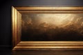 Massive Gold picture frame mockup for Vintage Paintings.