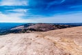 Massive Granite Formations of Enchanted Rock, Texas. Royalty Free Stock Photo