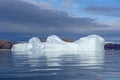 Massive Iceberg Floating in Calm Waters Royalty Free Stock Photo