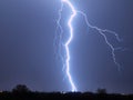 Massive lightning strike during the Arizona Monsoon 2009