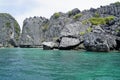 massive limestone rocks at the el nido archipelago