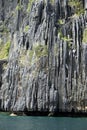 massive limestone rocks at the el nido archipelago