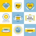 Massive logo set bundle vector Royalty Free Stock Photo