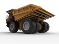 Massive mining truck Royalty Free Stock Photo