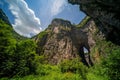 Massive rocky arch in Wulong National Park