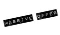 Massive Offer rubber stamp