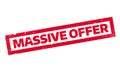 Massive Offer rubber stamp