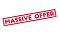 Massive Offer rubber stamp