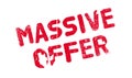 Massive Offer rubber stamp