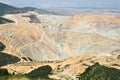 Massive open pit mine Royalty Free Stock Photo