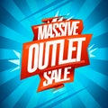 Massive outlet sale banner