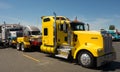 A heavy duty tow truck used for hauling large broken-down rigs