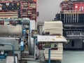 Massive printing machines - events and advertisements sector - factory tools and equipment for print