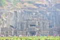 Massive Rock-Cut Structure of Kailasa Temple