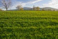 Massive of Sleza mountain near Wroclaw Royalty Free Stock Photo