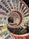 Massive Spiraling Staircase in Zhongshuge Bookstore in Shenzhen, China Royalty Free Stock Photo