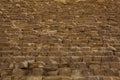 Massive stones of the Great Pyramid of Giza Royalty Free Stock Photo