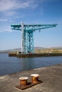 The massive Titan Crane at the site of John Brown`s yard in Clydebank