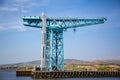 The massive Titan Crane at the site of John Brown`s yard in Clydebank