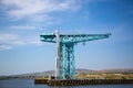 The massive Titan Crane at the site of John Brown`s yard in Clydebank